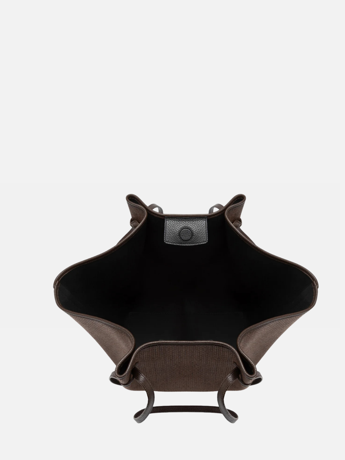 YUZEFI LARGE MOCHI - FUDGE WOVEN RAFIA