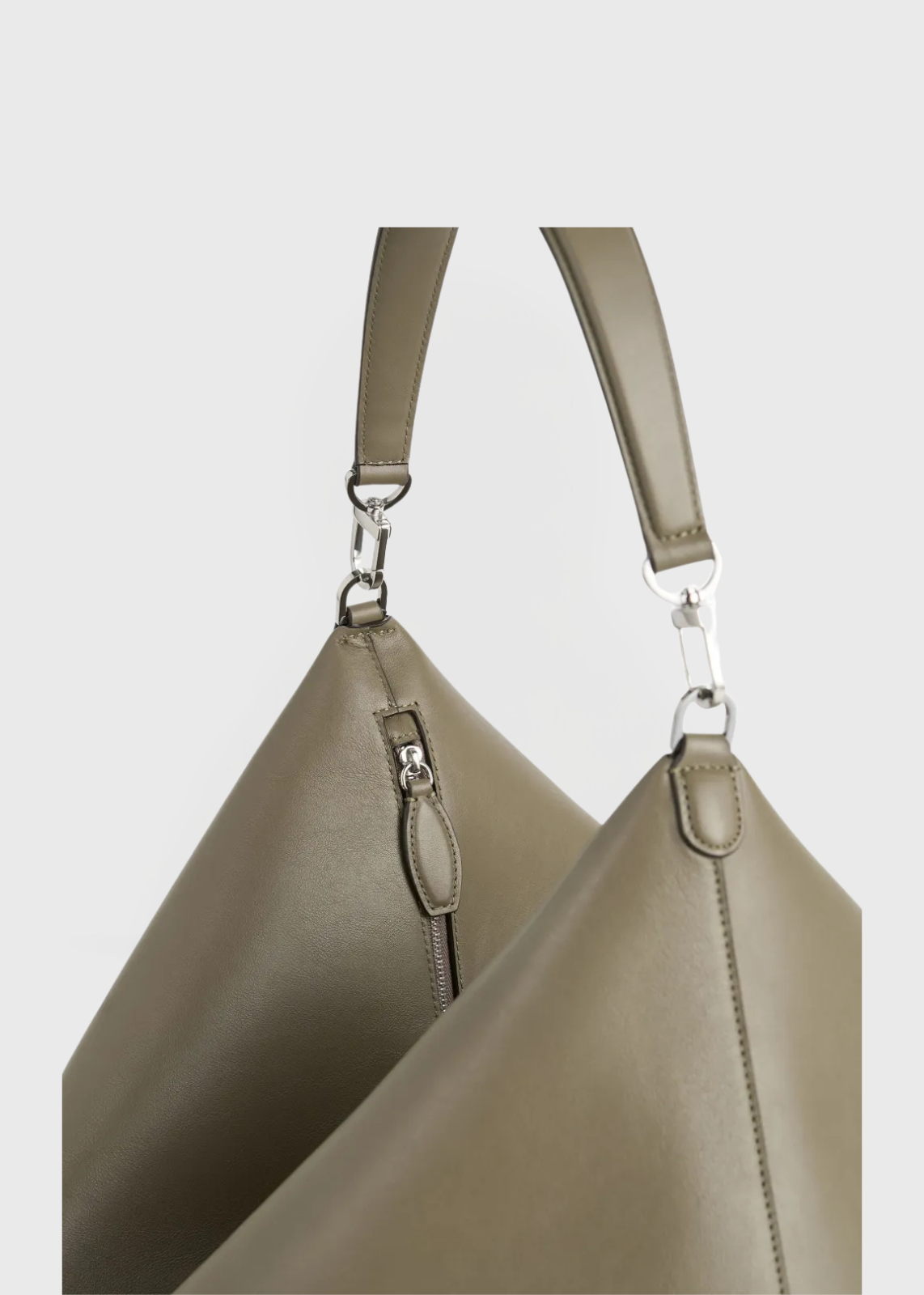 Toteme Medium Bevel Bag Dark Taupe