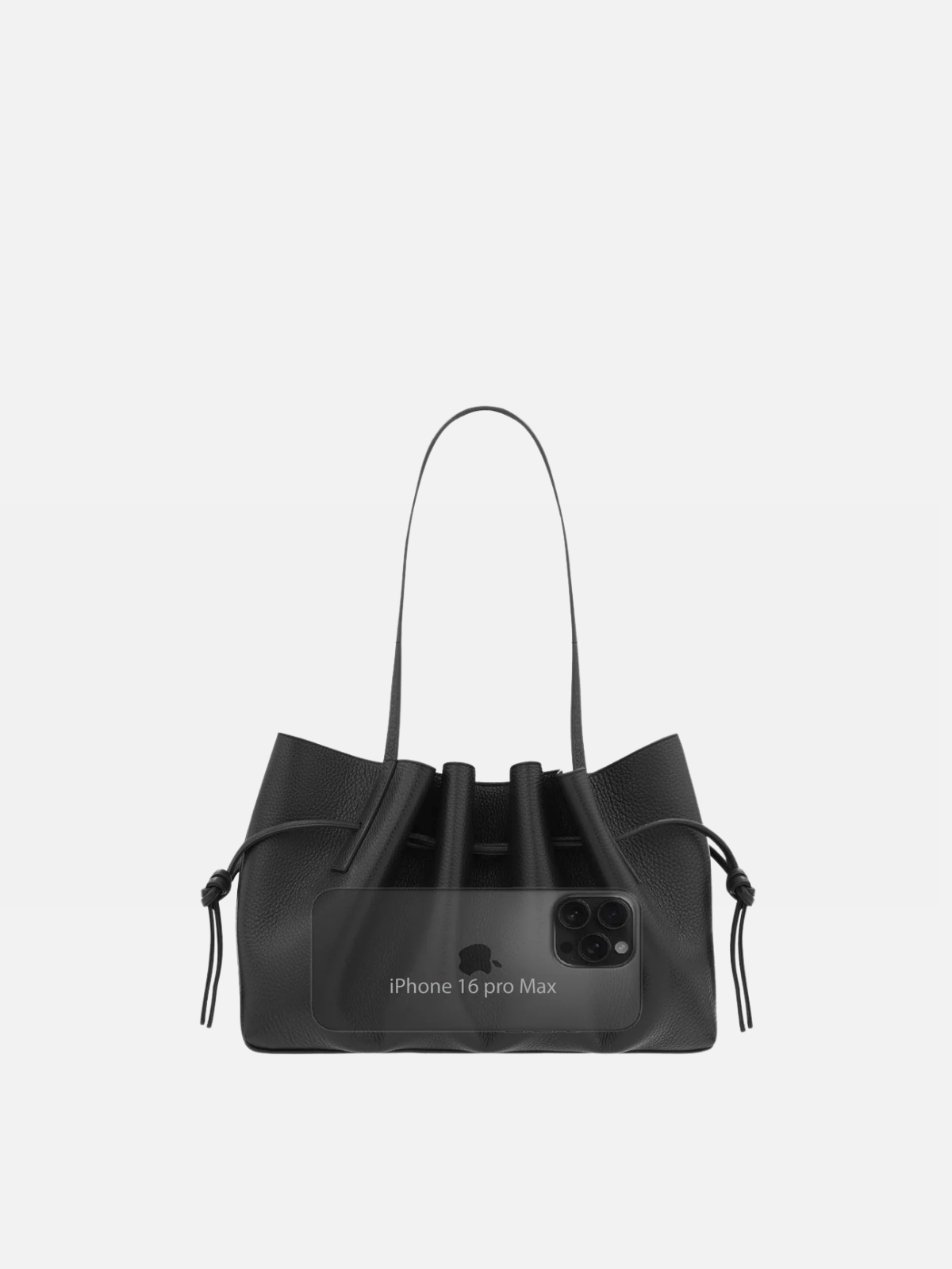 YUZEFI SCALLOP SHOULDER BAG - NUTMEG SUEDE