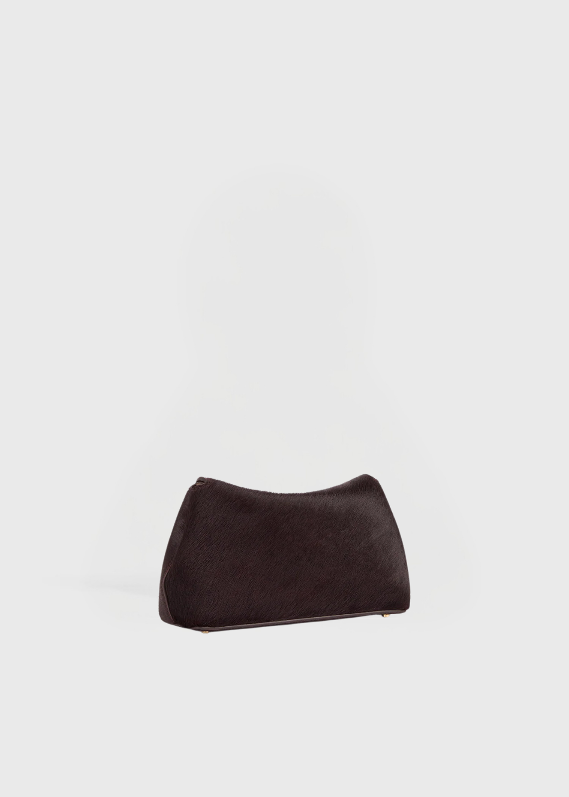 Toteme Mini T-lock Pony Hair Clutch Wine