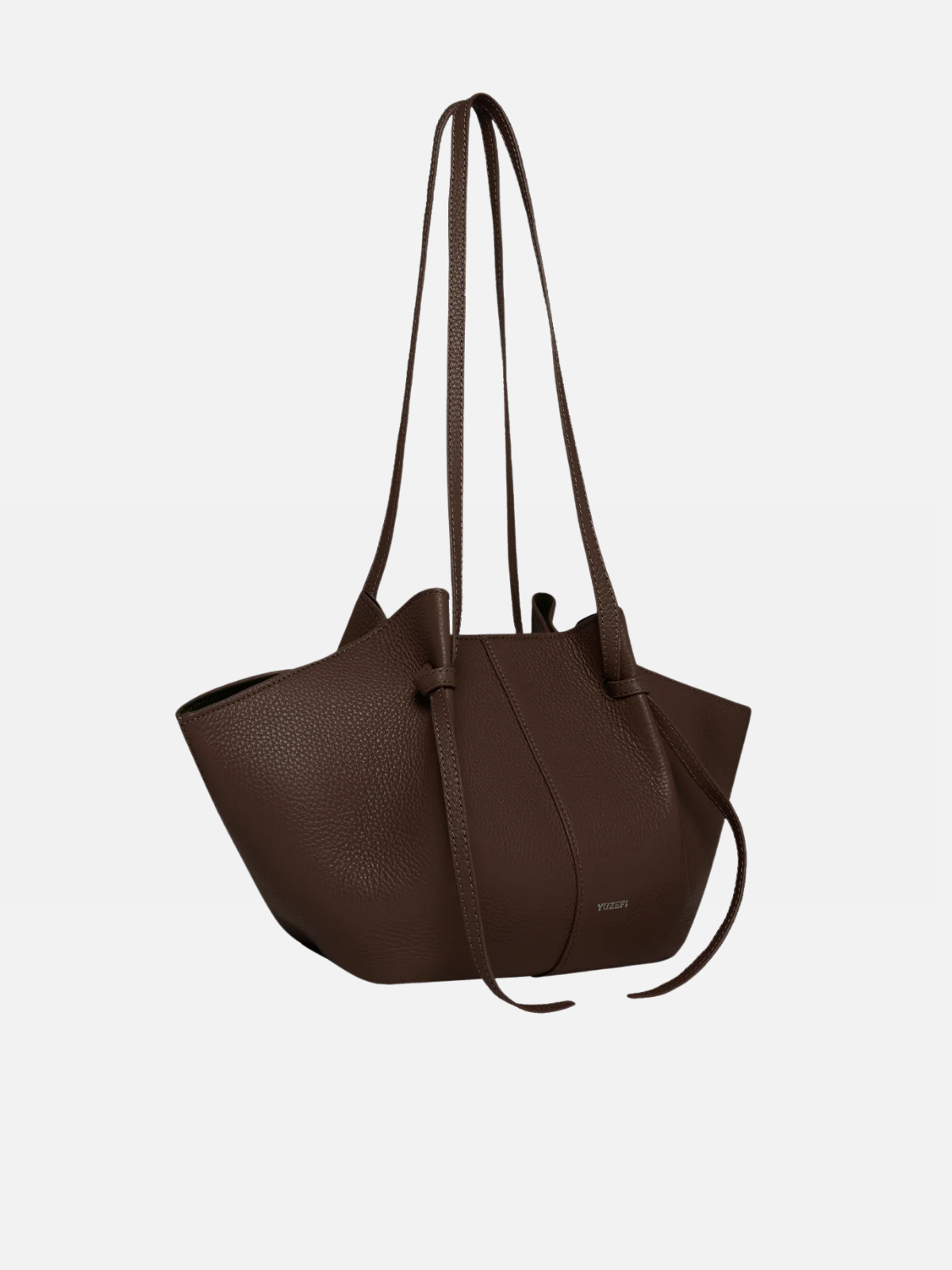 YUZEFI MOCHI - ESPRESSO PEBBLE GRAINED LEATHER