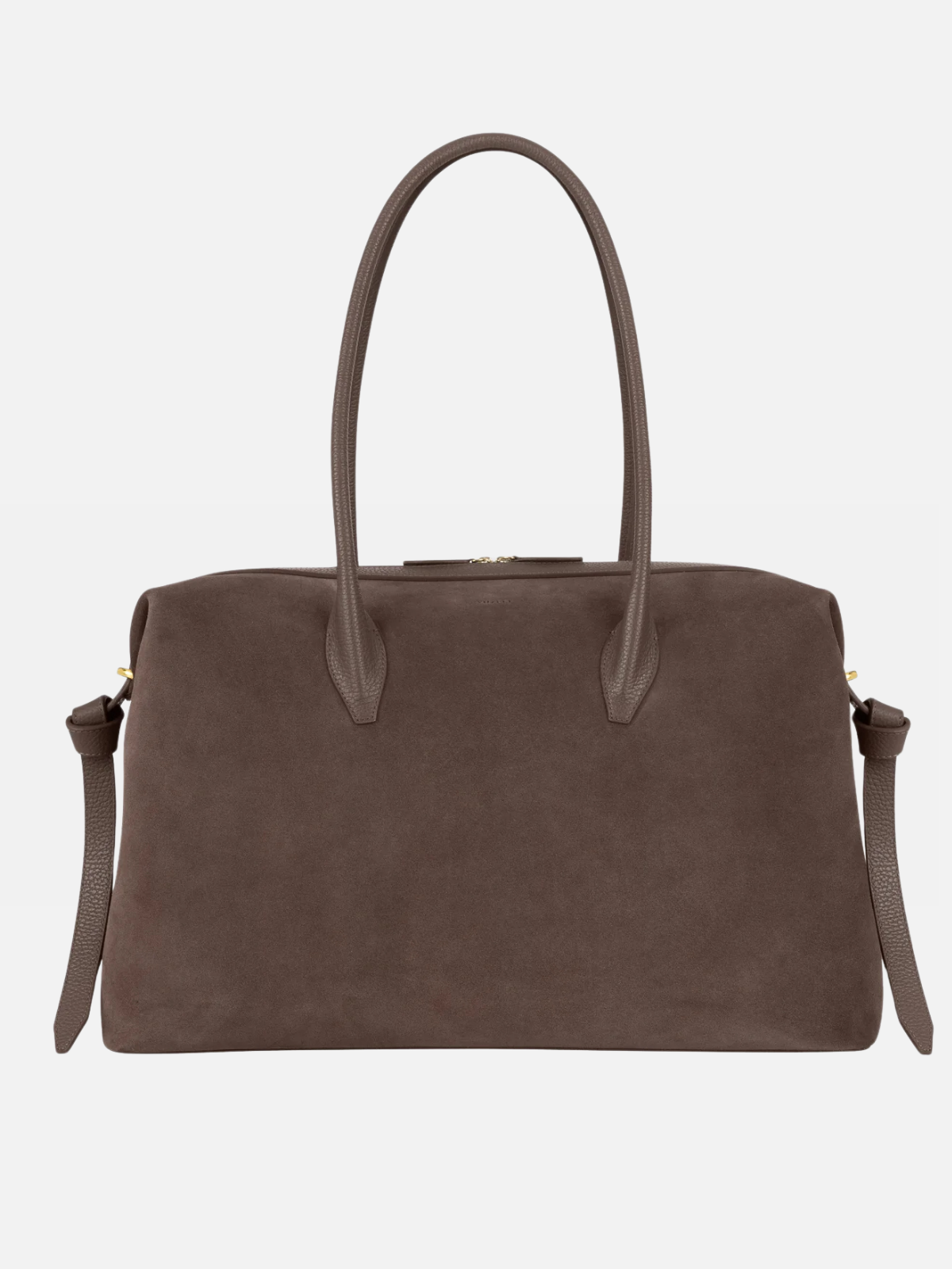 YUZEFI BRIOCHE DUFFLE - GANACHE SUEDE