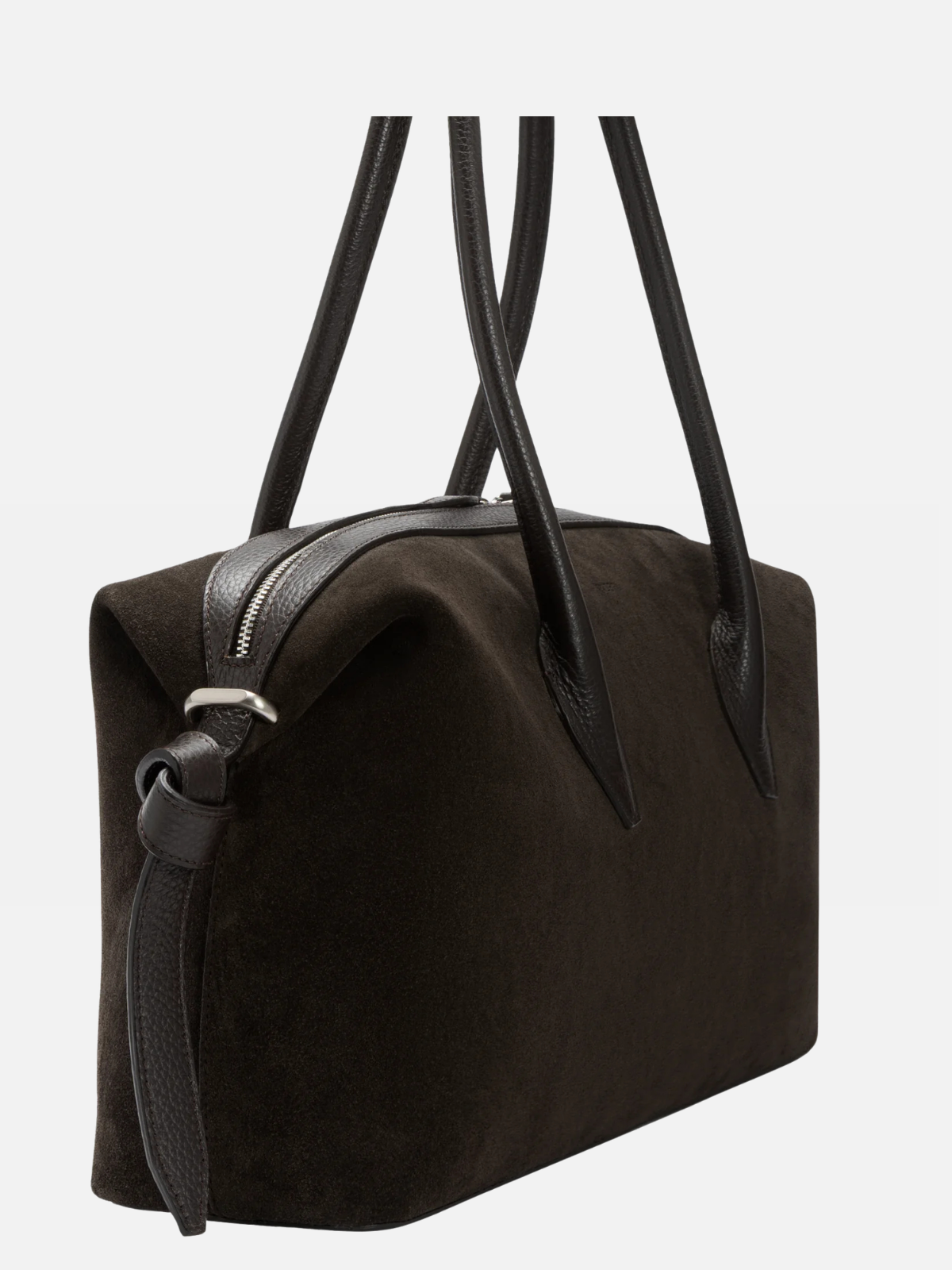 YUZEFI BRIOCHE DUFFLE - GANACHE SUEDE