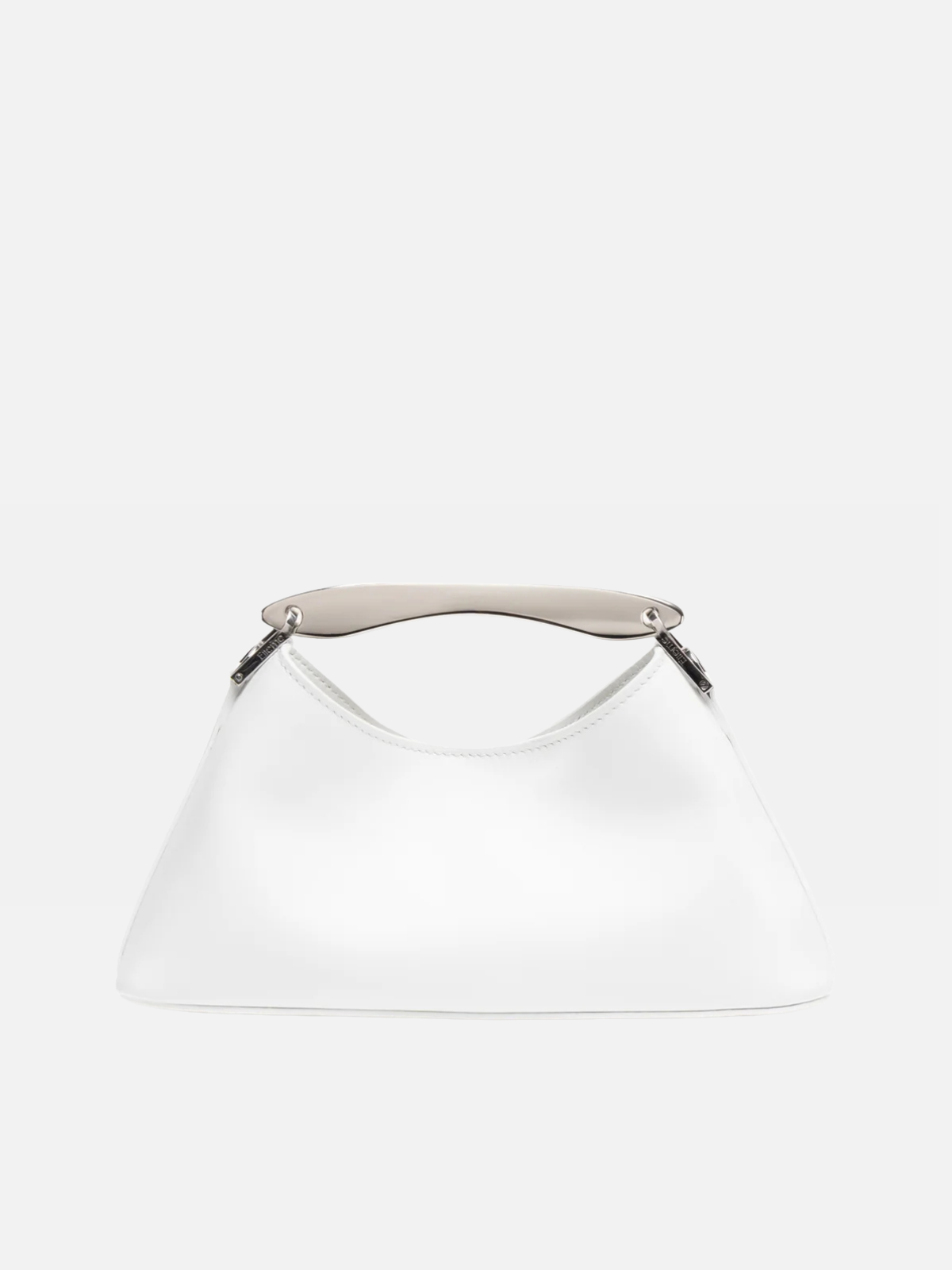 Elleme Mini Boomerang Leather White-Silver