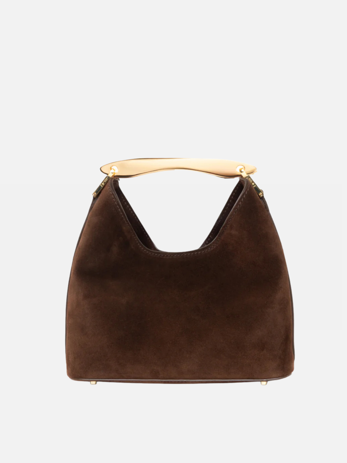 Elleme Small Boomerang Suede Brownie