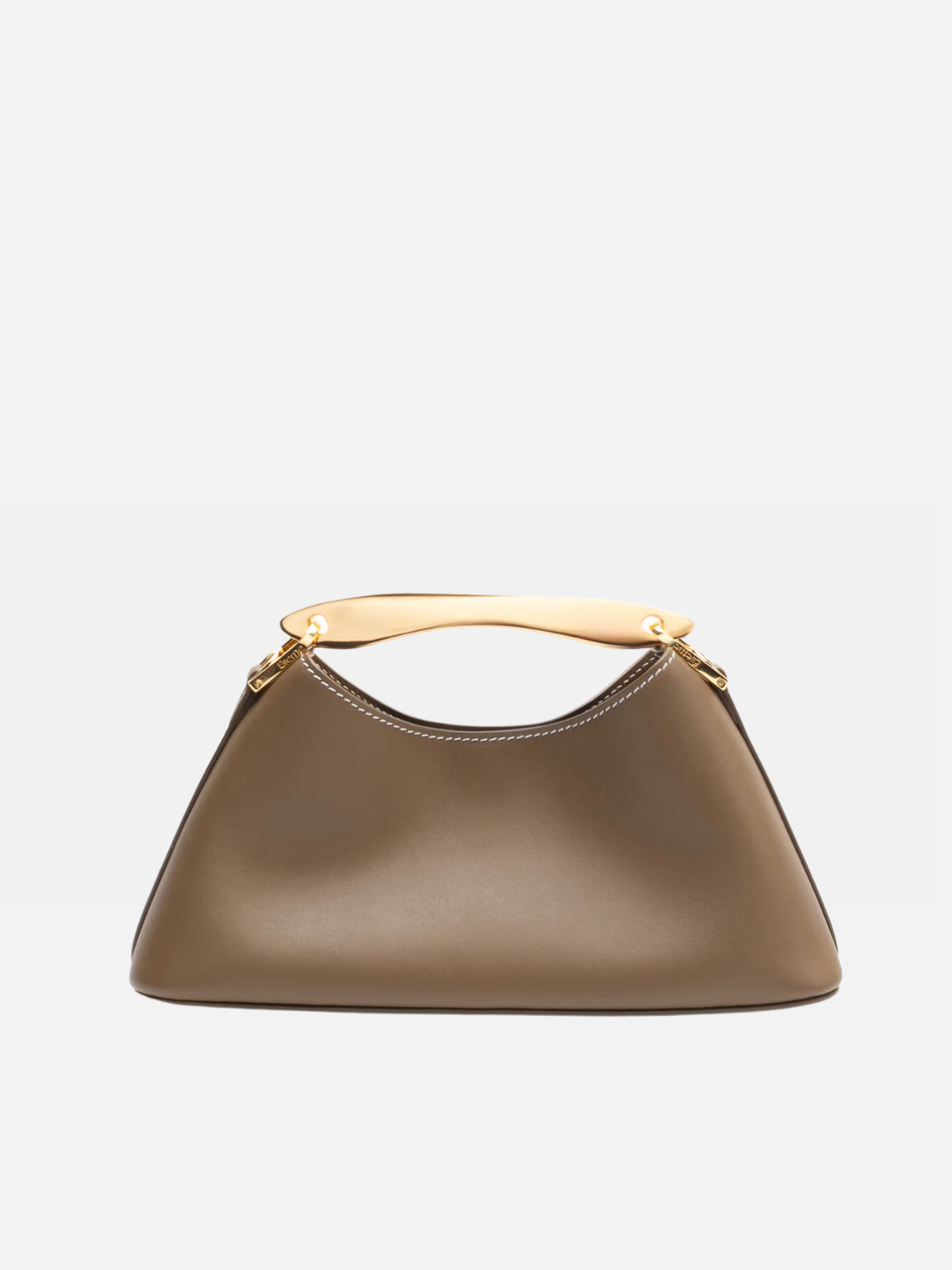 Elleme Mini Boomerang Leather Rock/White Stitches