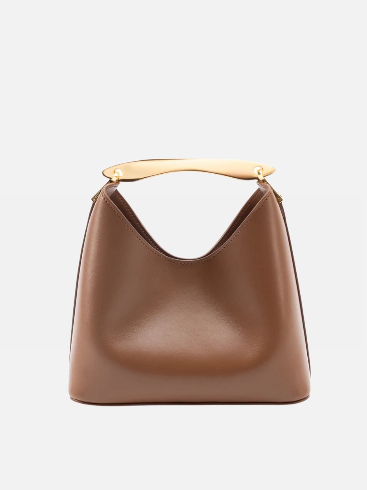 Elleme Small Boomerang Leather Cognac