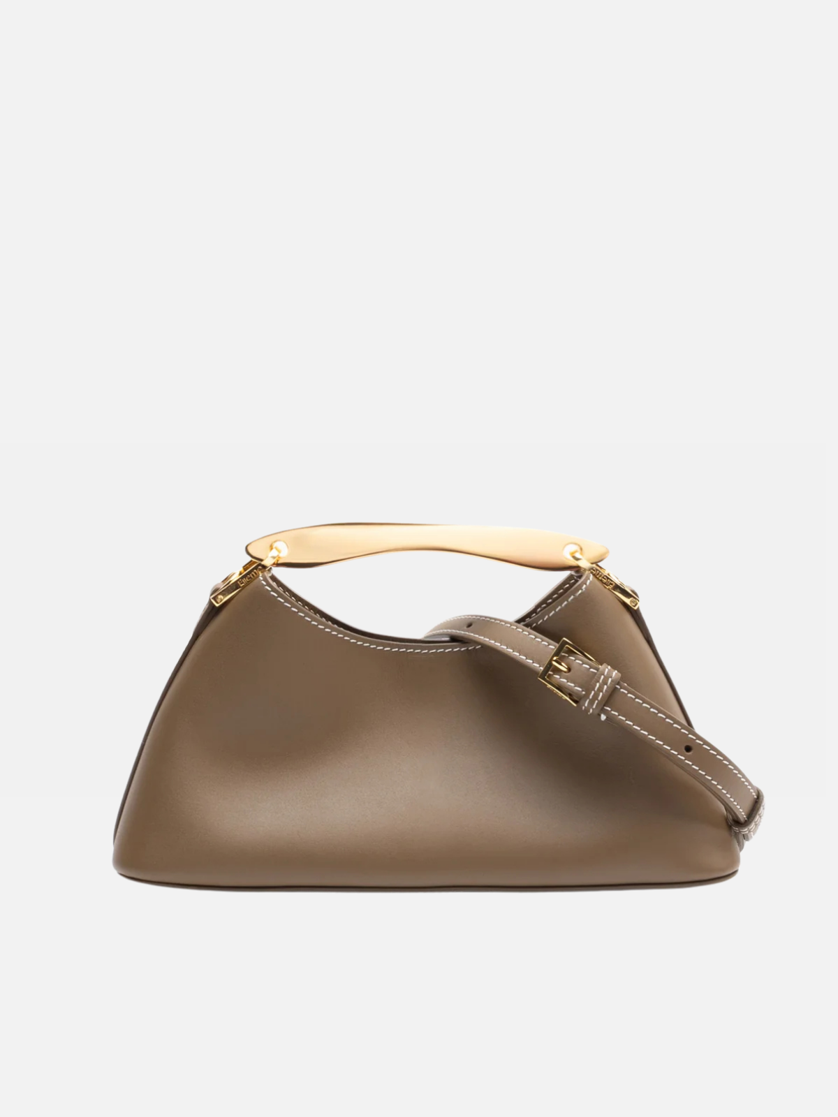 Elleme Mini Boomerang Leather Rock/White Stitches