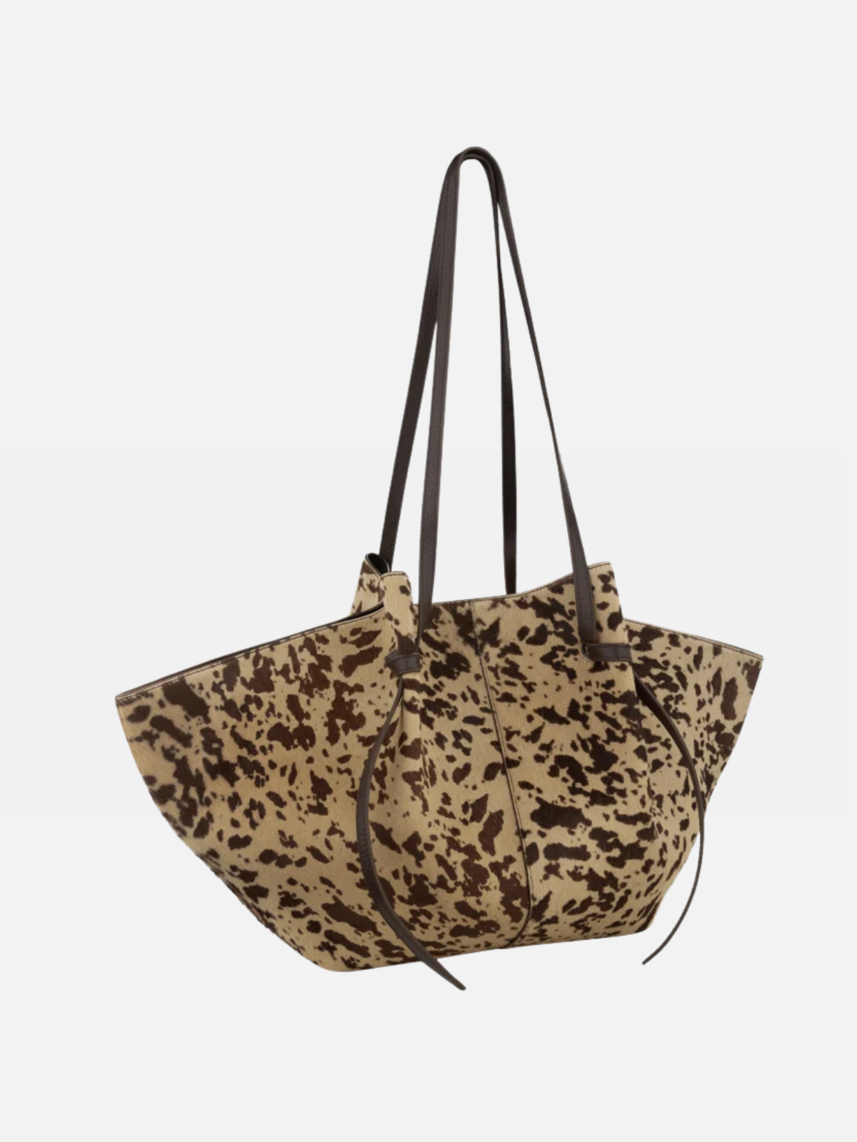 YUZEFI LARGE MOCHI - SPOTTED CALF HAIR
