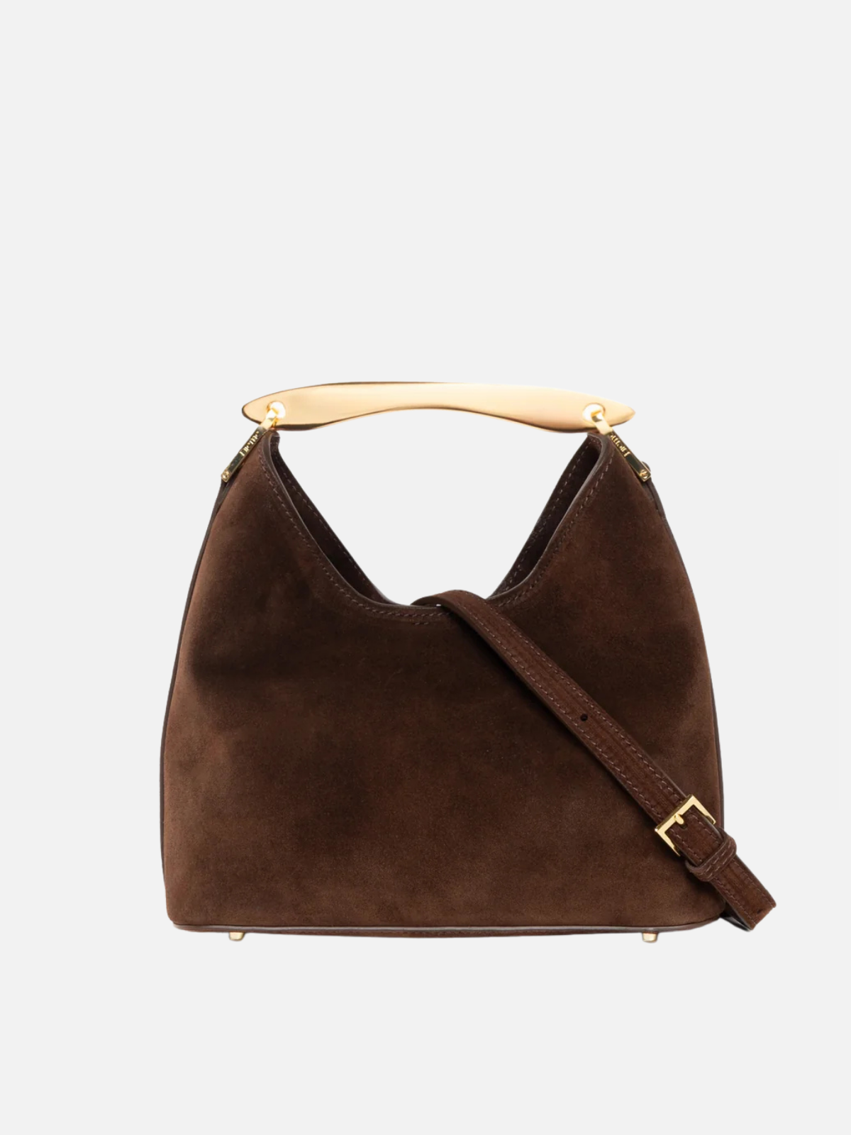 Elleme Small Boomerang Suede Brownie