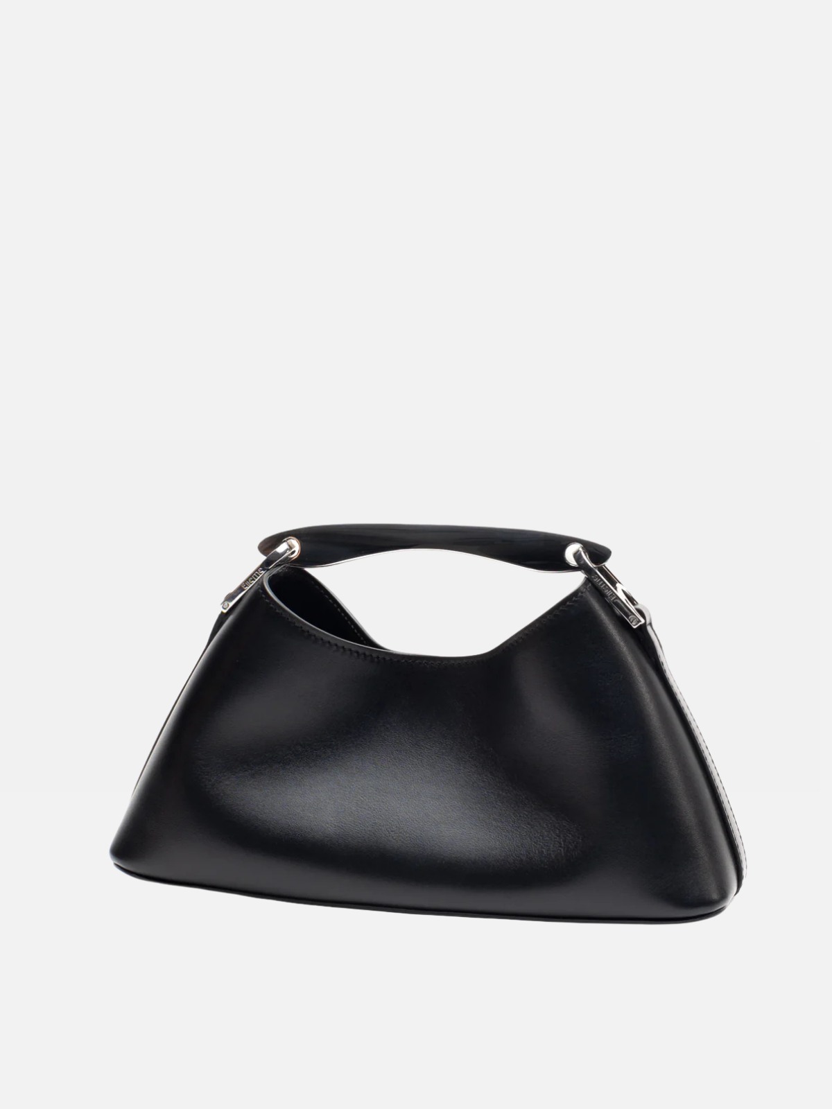 Elleme Mini Boomerang Leather Black-Silver
