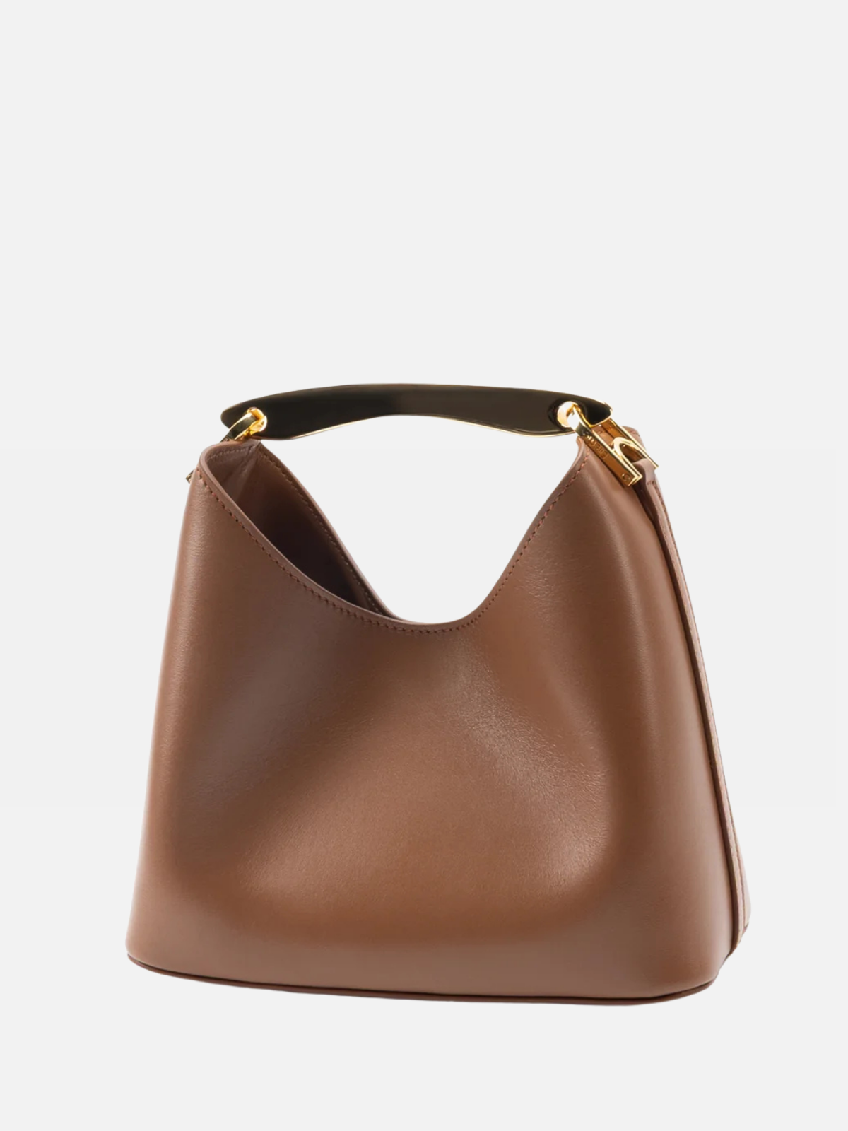Elleme Small Boomerang Leather Cognac