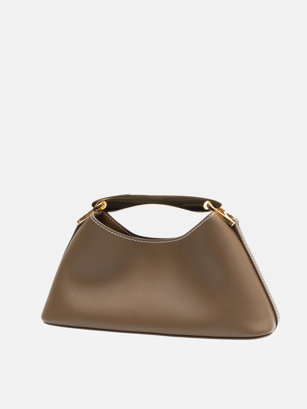 Elleme Mini Boomerang Leather Rock/White Stitches