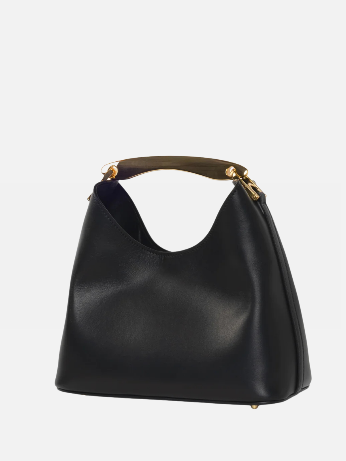 Elleme Small Boomerang Leather Black-Gold