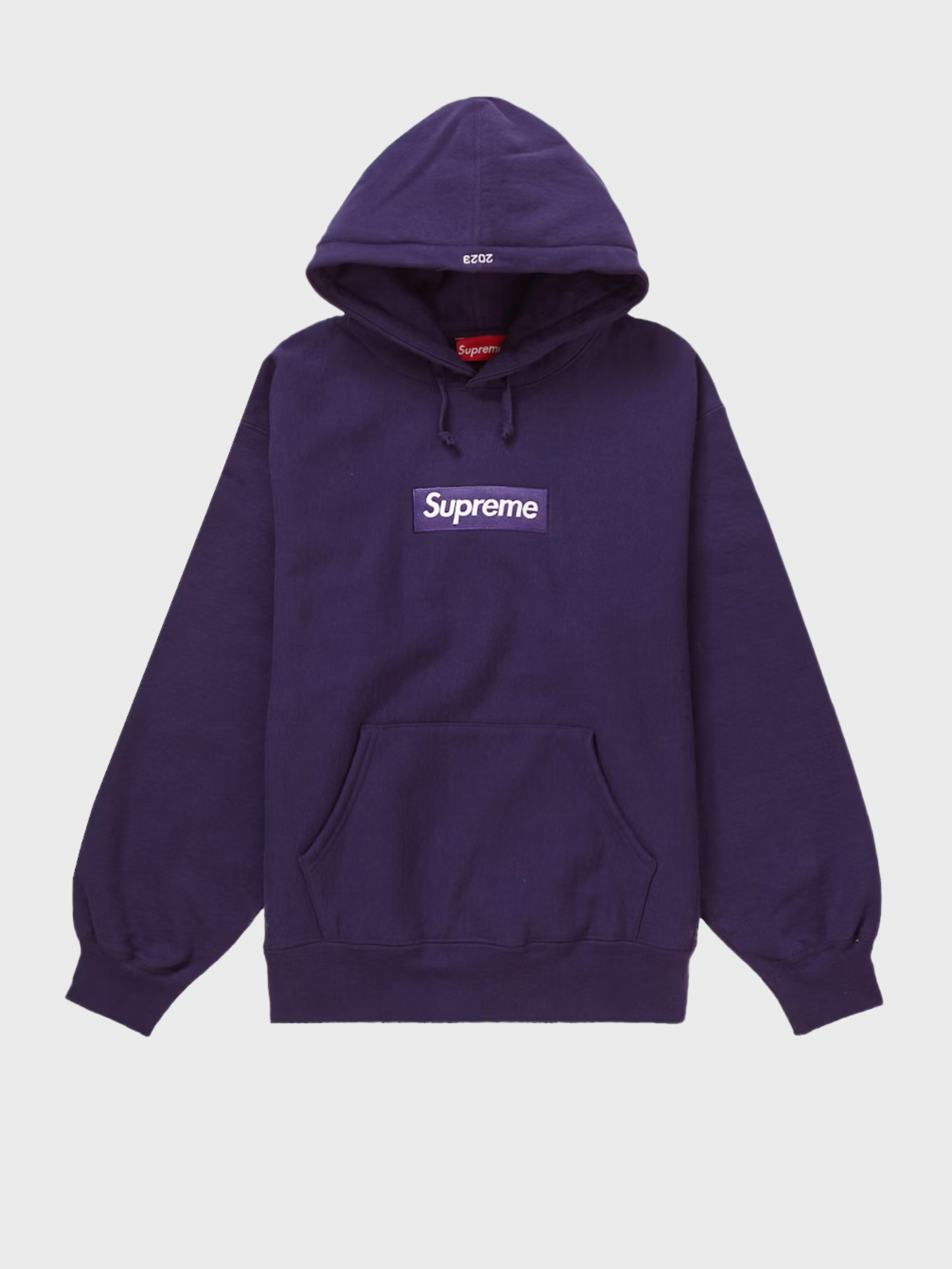 Supreme Box Logo Hooded Sweatshirt (FW23) Dark Purple