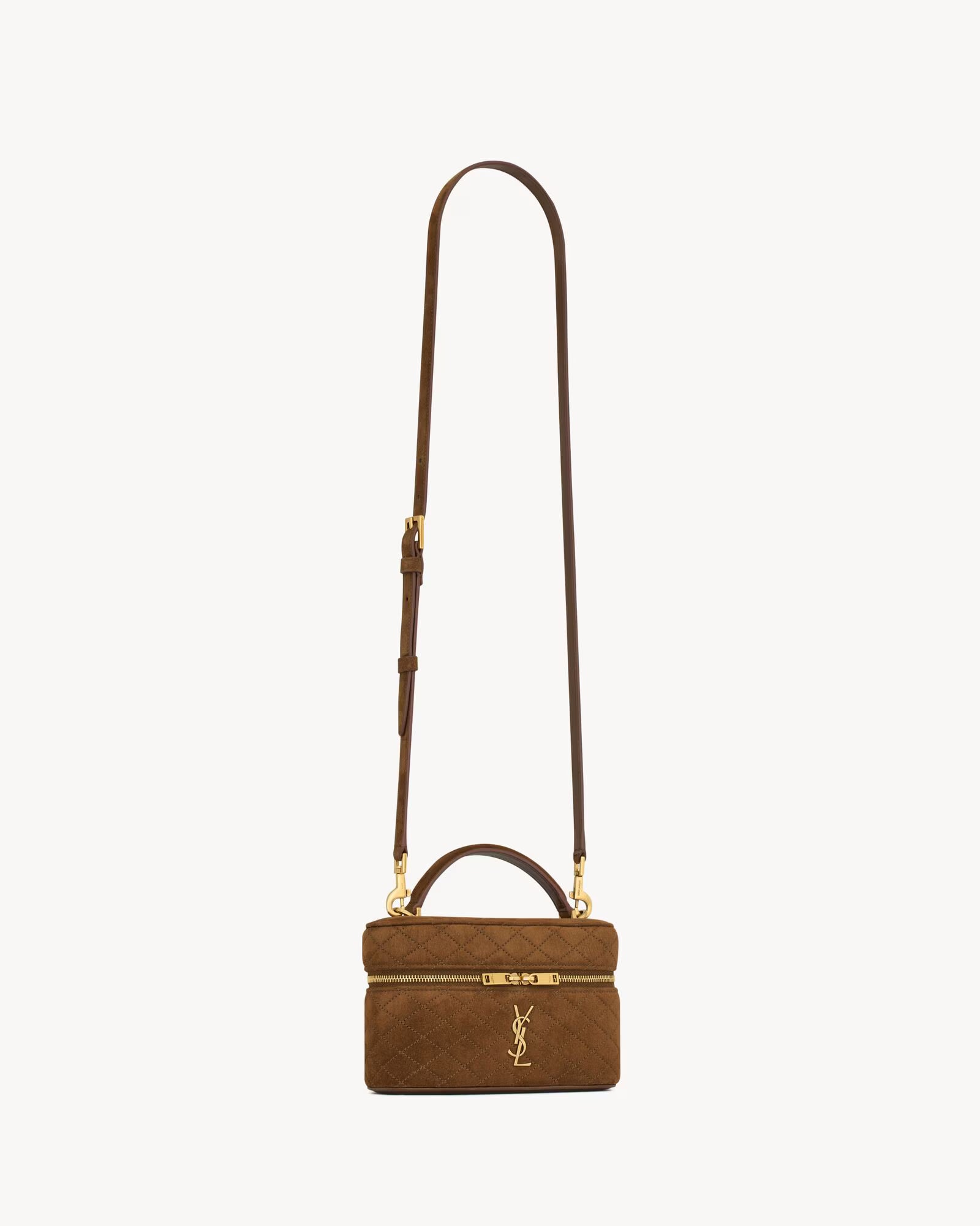 SAC DE VANITY EN CUIR SAINT LAURENT GABY