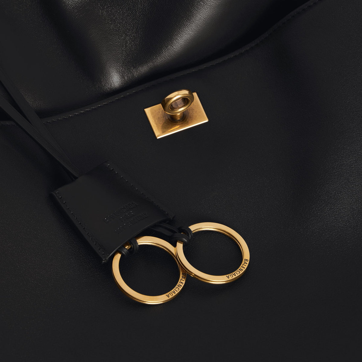 Balenciaga Rodeo Medium Black Gold