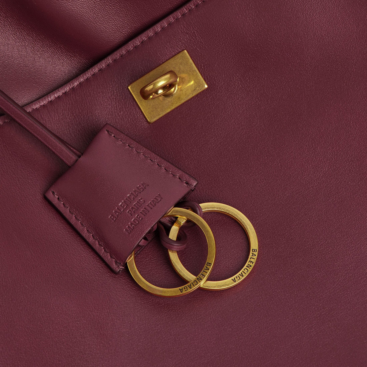 Balenciaga Rodeo Medium Burgundy