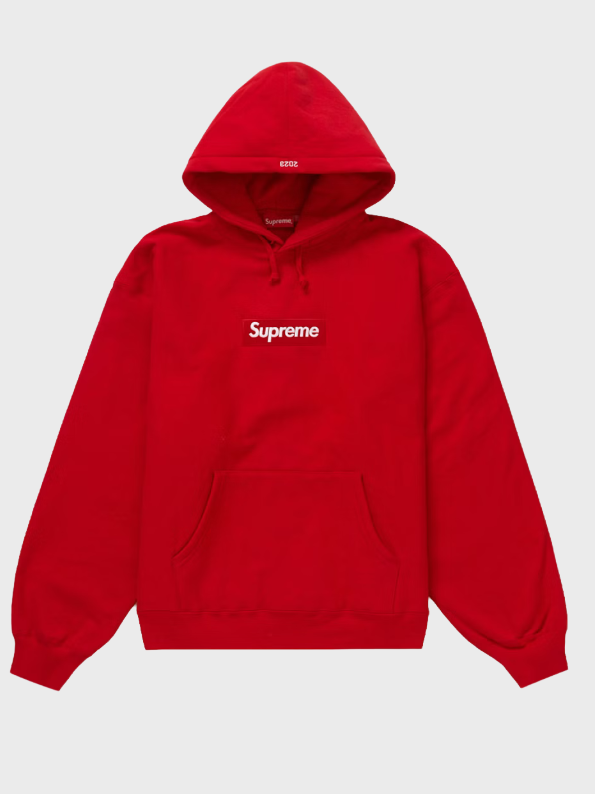 Supreme Box Logo Hooded Sweatshirt (FW23) Red