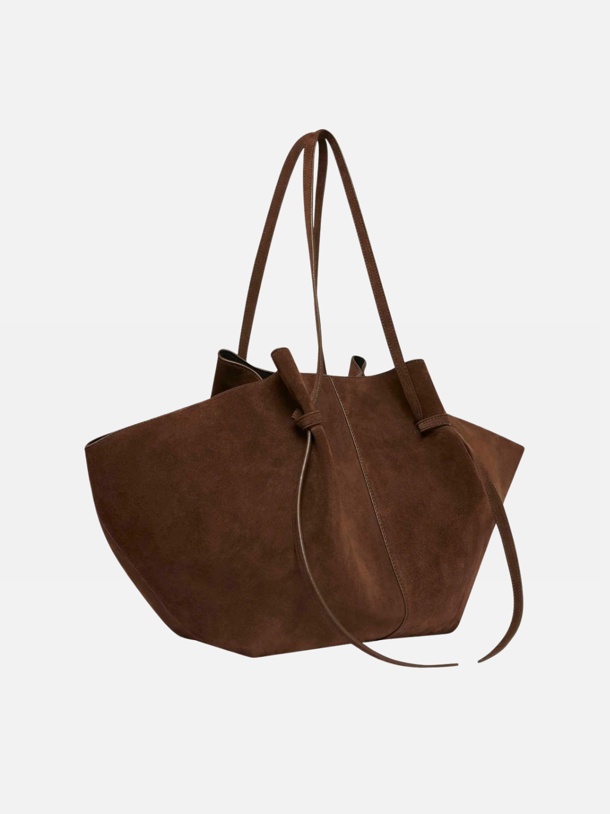 YUZEFI LARGE MOCHI - CHOCOLATE SUEDE