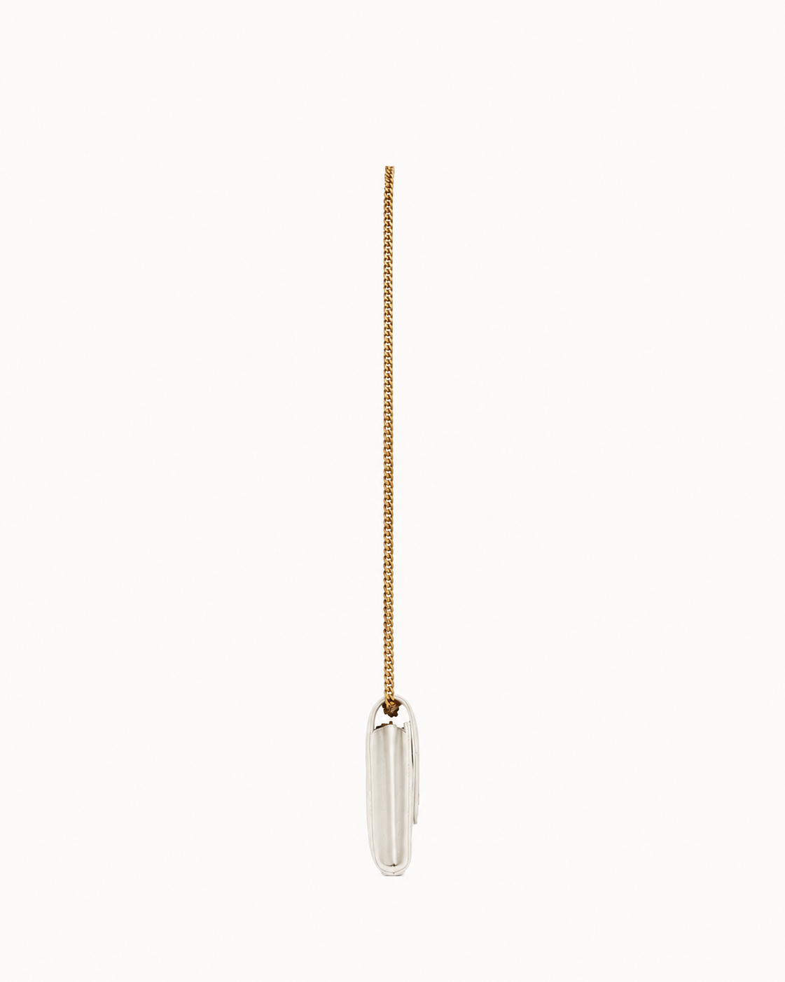 Saint Laurent Cassandre Classic Chain Pouch White - G-ESSE STORE