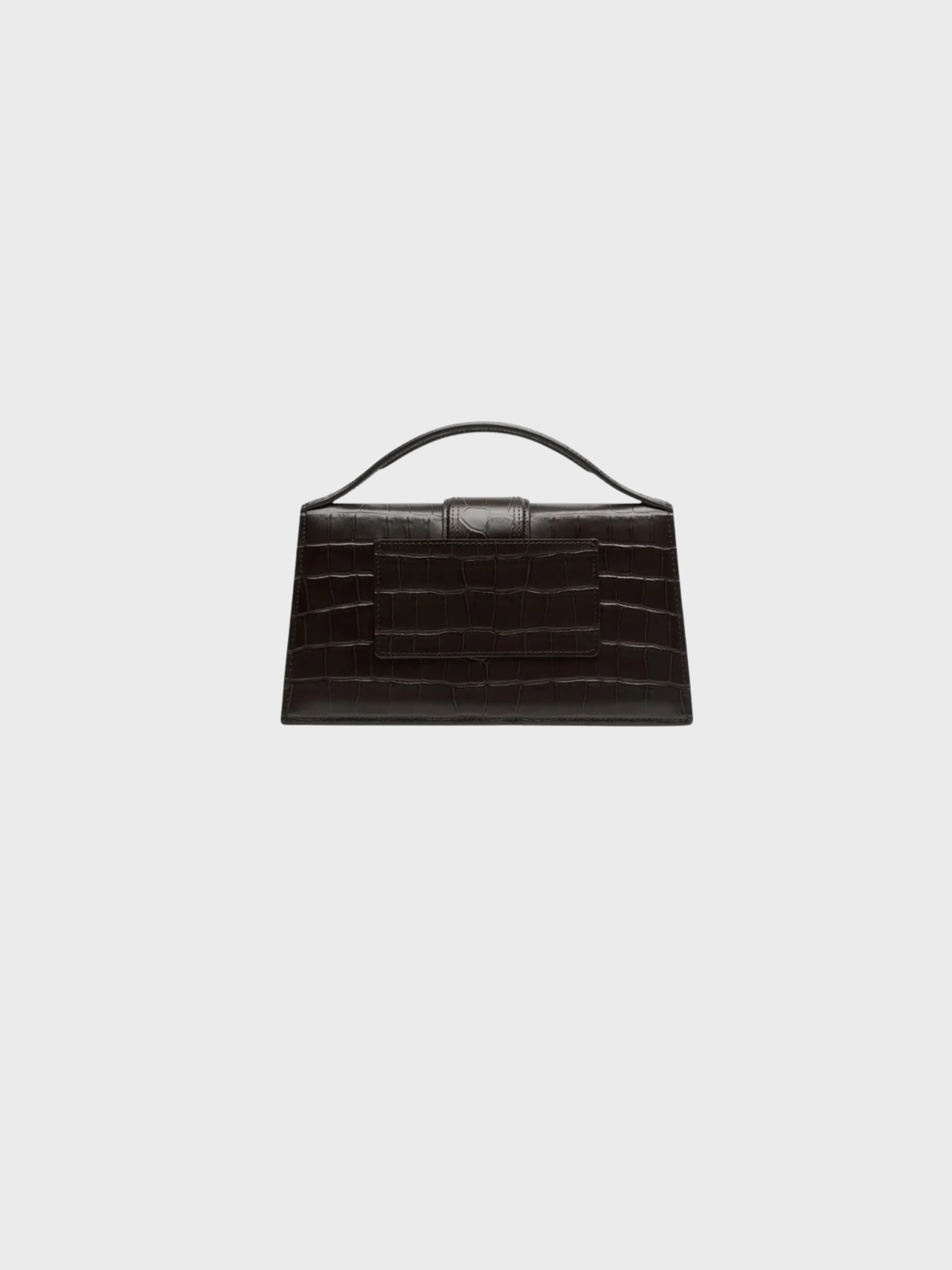 Jacquemus Le Grand Bambino Croco Black