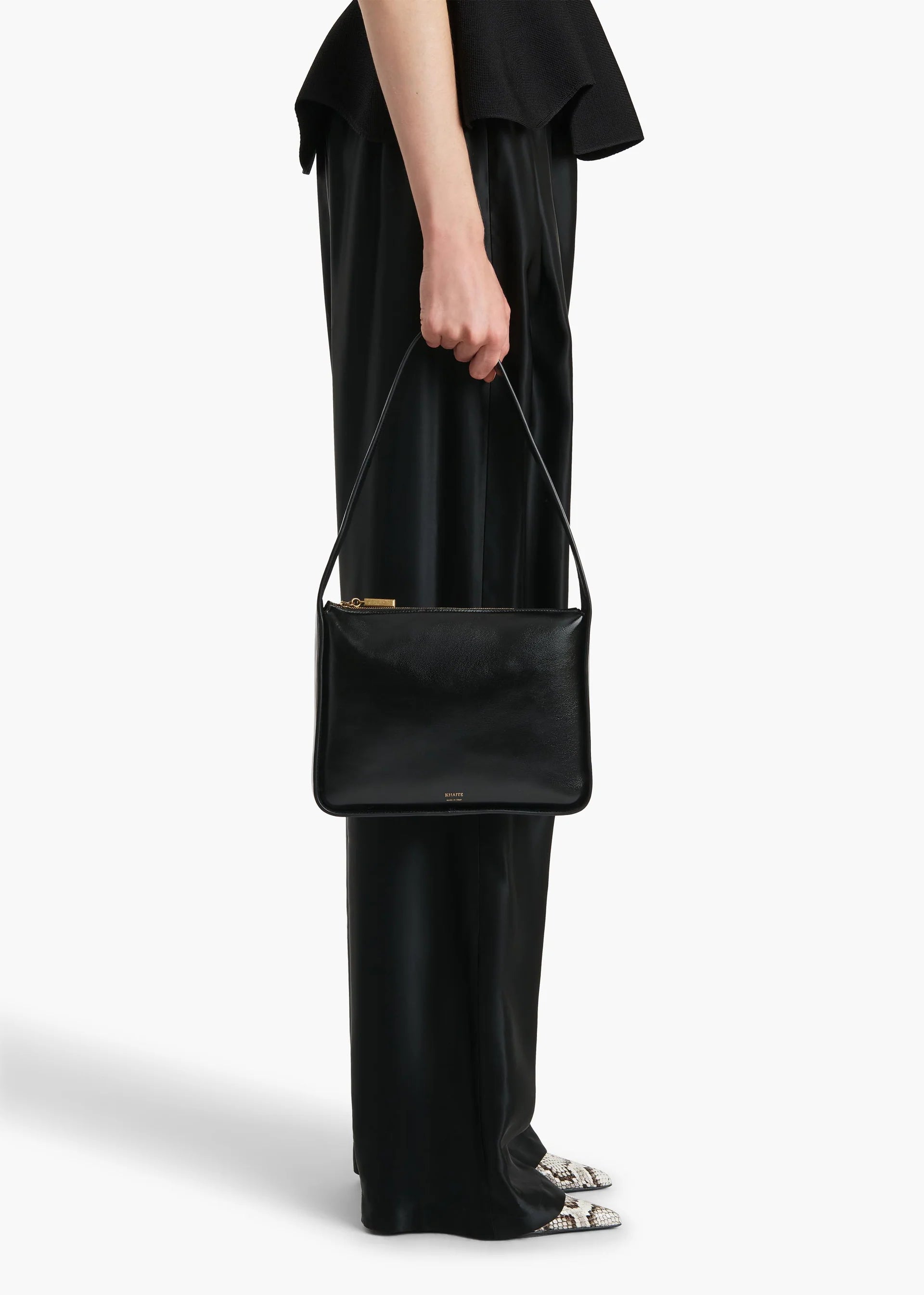 Khaite Lori Squared Bag Black