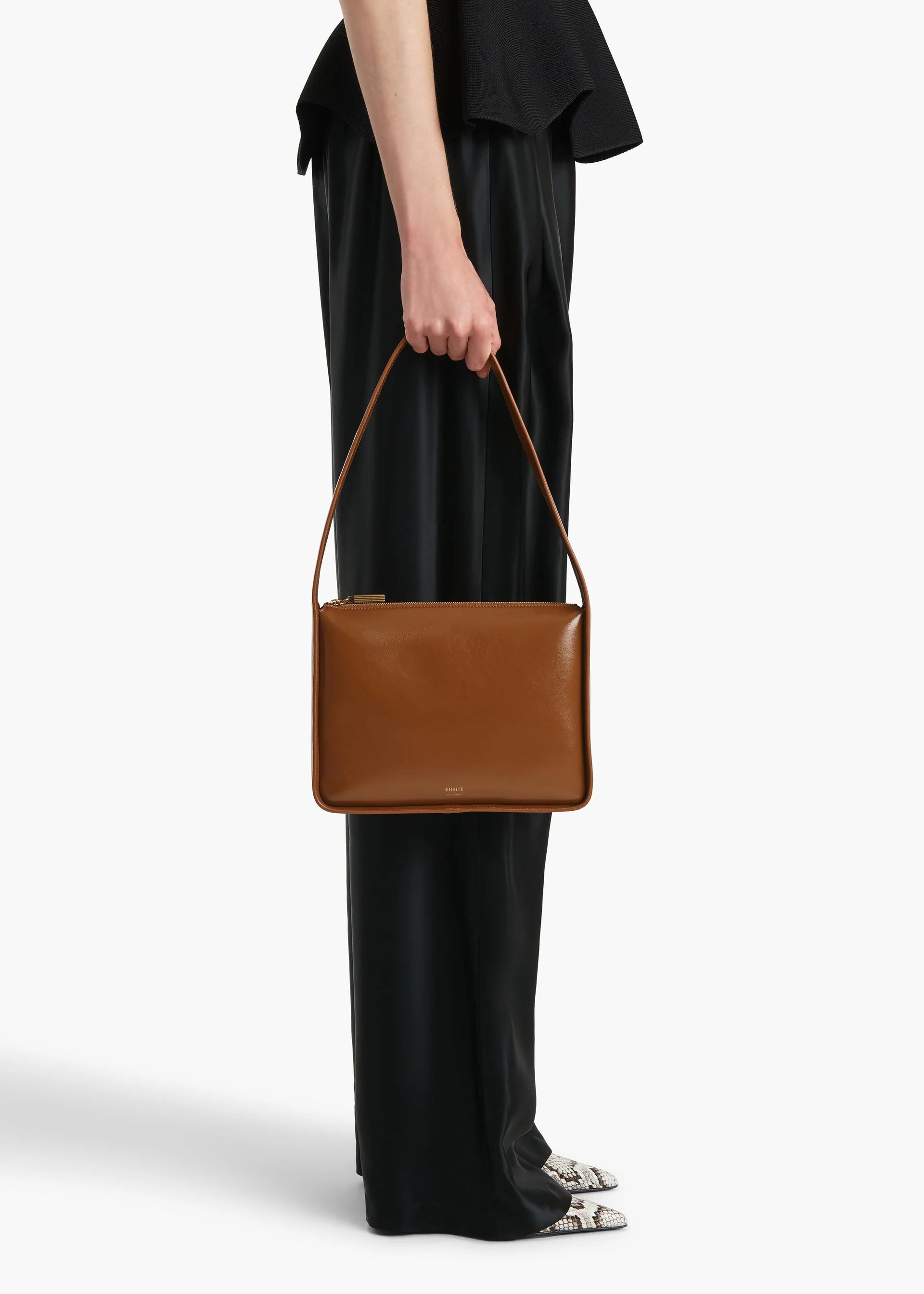 Khaite Lori Squared Bag Brown