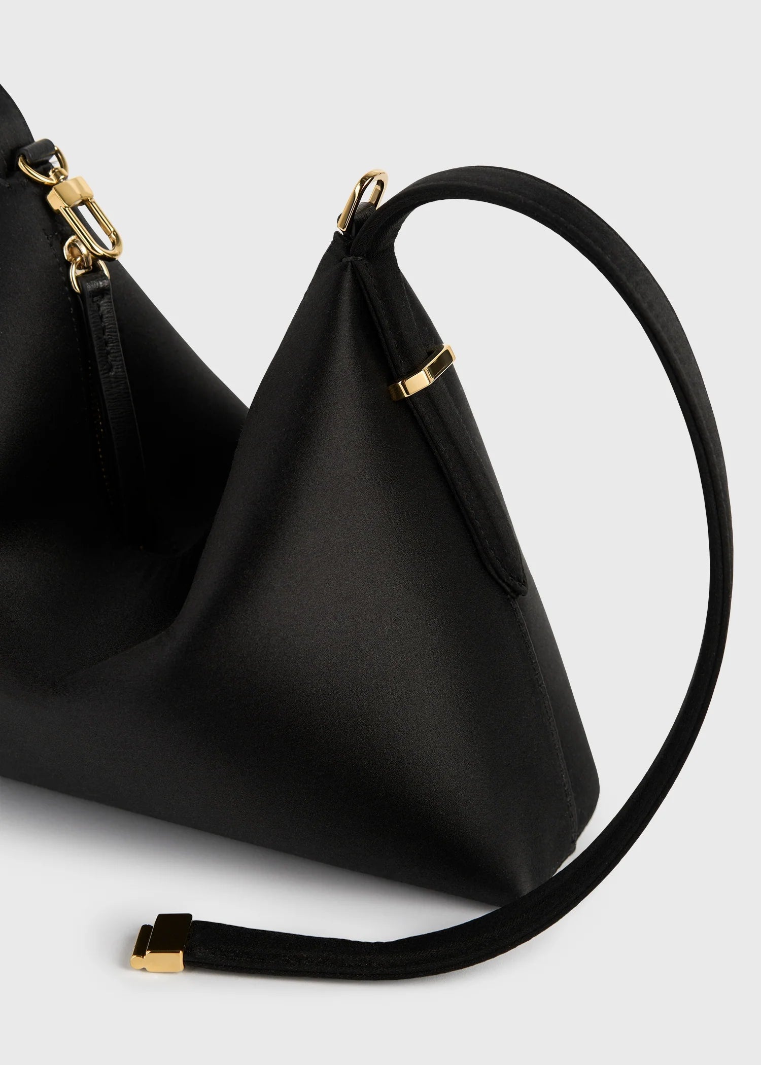 TOTEME Embrayage T-Lock Blanc Martelé