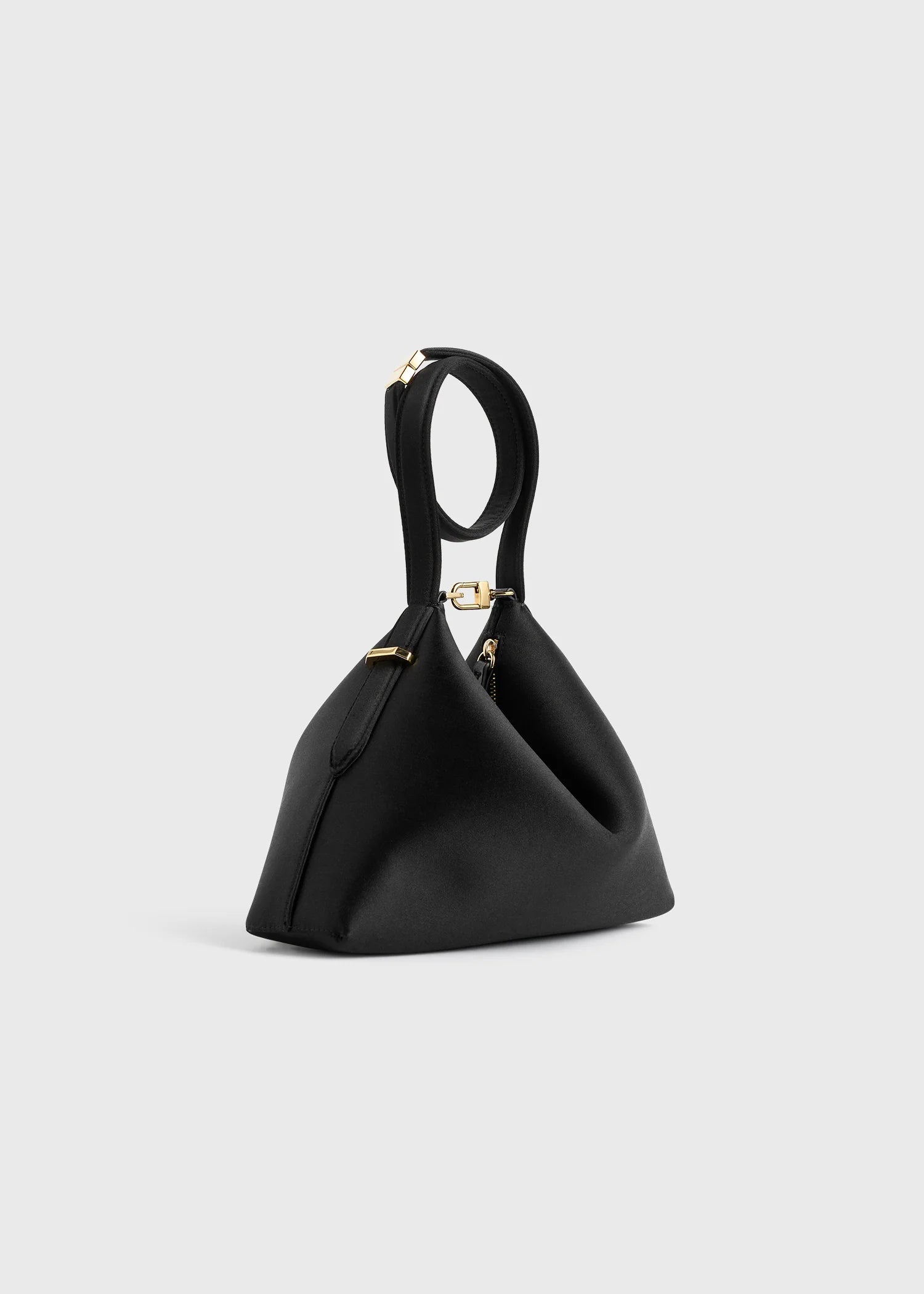 TOTEME Embrayage T-Lock Blanc Martelé