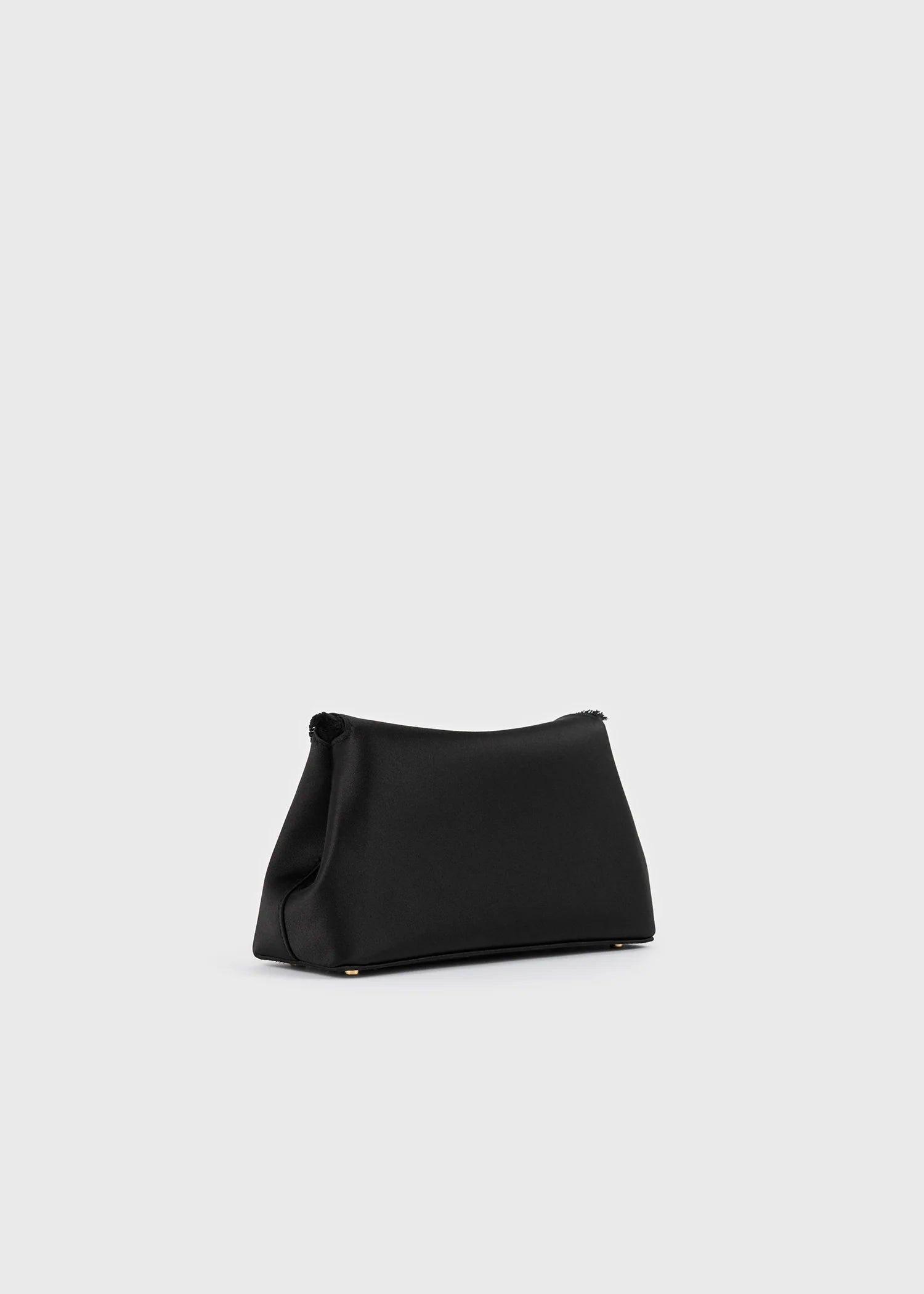 Toteme Mini T-lock Pony Hair Clutch Black