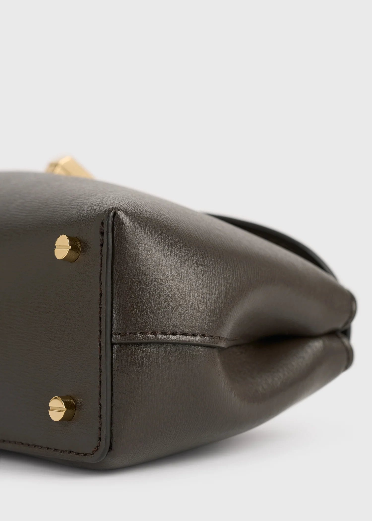 Toteme Mini T-lock Pony Hair Clutch Black