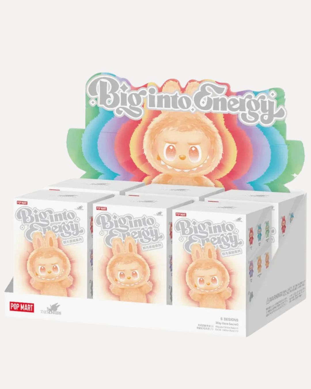 POP MART LABUBU THE MONSTERS BIG INTO ENERGY SERIES VINYL PLUSH PENDANT (1 BLIND BOX)