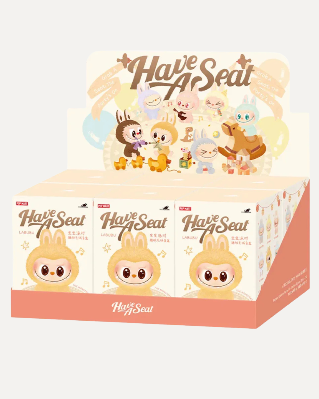 Pop Mart Labubu The Monsters Have a Seat Vinyl Plush (1 Blind Box)